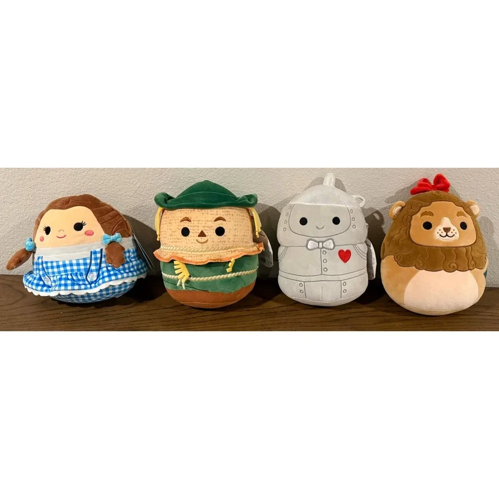 NWT Squishmallows The Wizard of Oz 85th Anniversary Plush Stuffed Toys Set Of 4